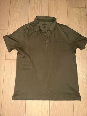 Fabletics Men's Olive Polo Shirt